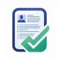 cv.json — open CV data icon